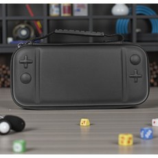 Switch Lite 主機收納包 - 專用手提硬殼保護盒 (可攜帶主機/充電器/遊戲卡), 黑色, 1個, Seitch Lite收納包