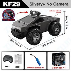 ZWN 1/28 RC 트럭 LED 옵션 HD카메라, CHINA, Slivery No Camera