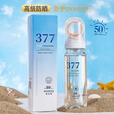 377 麥米琪 水感防曬噴霧 SPF50 PA+++ 美白淡化細紋, 1個, 美白防曬噴霧90ml(藍款)