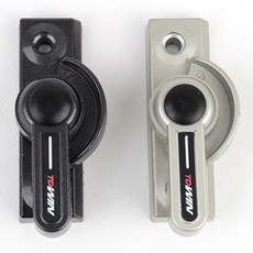 118 크리센트 샷시문 창문 잠금장치 안전걸이, 118크리센트(블랙)