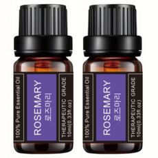 레노포프 천연 에센셜오일 & 블랜딩오일 35종 테라퓨틱등급, 2개, 5.로즈마리, 10ml