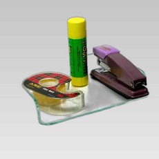 아크릴 받침대 소형 문구정리대 정리함 거치대 문구접 tod+0907iY