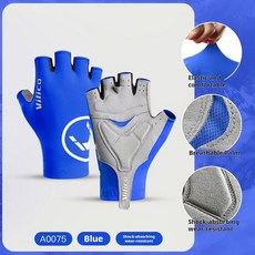 Sim 레이싱 장갑 반 손가락 시원한 summerguantes simracing ciclismo volante Pc 게임 Loeitech G29G27G25 T300 T500 RS, [00] 파란, 1개