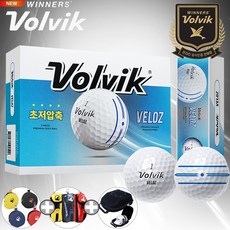 [볼빅] VELOZ 벨로즈 초저압축 고반발 골프공 (3PC12구), 구 성 : 벨로즈 초저압축 골프공 (12구)화이트