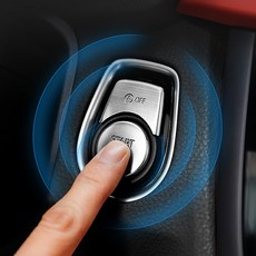 BMW 3시리즈 F30 엔진스타트 스탑앤고 버튼 몰딩 호환 용품, 스타트버튼몰딩, 1개