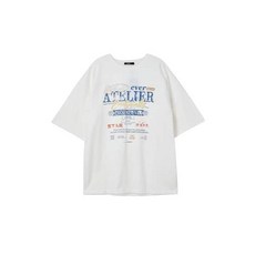 LAP 빈티지 그래픽 오버핏 반팔 AS3CT840