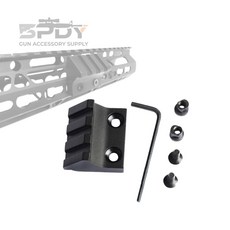 45도 오프셋마운트 M-LOK 캔티드 사이트 마운트, 1개, BK