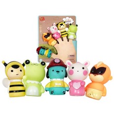 유치원손가락인형놀이 가족놀이핑거토이 어린이동화핑거교구 6인가족