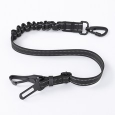 狗狗安全帶 小中大型犬 汽車安全扣 車用安全繩 固定牽引帶 防脫繩laiwc, A多功能寵物安全帶 黑色, 1個