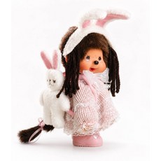 Monchhichi 兔女郎造型娃娃, 圖片款, 1個