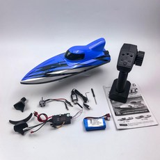 TX749 브러시리스 RC 보트 대형 터보 고속 전동선, 1개, 블루 브러시리스 2S 3000mAh