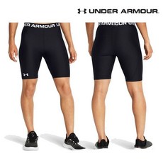 [매장정품] 언더아머 여성 UA 반바지 HeatGear 바이크 쇼츠 팬츠 1384003-001