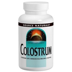 SOURCE NATURALS 牛初乳膠囊 500mg, 1個, 120粒