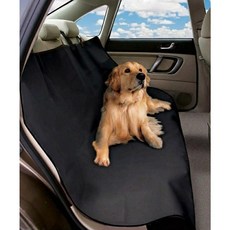 데일리프렌즈 반려동물 뒷좌석 물놀이 스크래치 보호 자동차 방수커버시트, 블랙, 1개