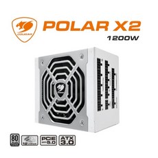 【COUGAR 美洲獅】POLAR X2 1200W 電源供應器 白金牌 日系電容 ATX3.0