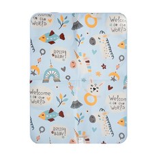 雪倫小舖嬰兒冰絲尿布墊，防水隔尿保潔墊，透氣涼爽，寶寶舒適好眠, 寶寶的小世界, 1個