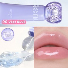 NUSE Reju 果漾唇蜜 PDRN修護 水光感保濕滋潤 冰川藍莓, 1個, 00 冰川藍莓 VERI BLUE, 冰川藍莓 VERI BLUE