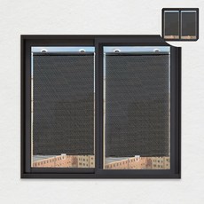 롤 커튼 가리개 창문 37X125 무타공 붙이는 블라인드
