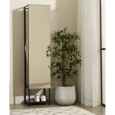 《domo》台灣製造 立式穿衣鏡 玄關鏡 多功能置物鏡 連身鏡 落地鏡 服飾鏡 掛衣鏡 掛衣架【現貨 附發票】