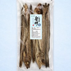 통황태 자연건조 용대리 프리미엄 황태 5미 (특/약 46~48cm) 국내가공 황태국 제수용 통북어, 1개, 400g