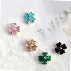 하트파츠 네일아트 지르콘 크로버 하트 파츠 5종, 지르콘파츠 - 124