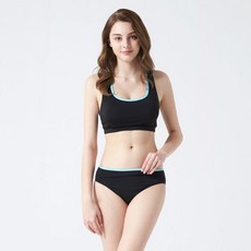 베이직엘르 여성인 래쉬가드 이너 브라탑 팬티 수영복 세트 BEL-S228K