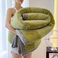 GEEKI 인테리어 사계절 겨울 차박 캠핑 거실 소파 무릎 담요 이불 산호 벨벳 수면 플란넬 플리스 침대용 아늑한 두꺼운 가을