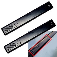 2x 자동차 루프 레일 클립 바 홀 탑 몰딩 커버 78132-68L01 ABS 블랙 스즈키 스위프트 2010 액세서리