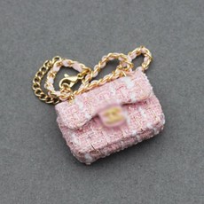 팝마트 인형 미니어쳐 가방 라부부 베이비 백 CRYBABY 15cm 핸드백 트렌드, 1 C 핑크 크로스 백