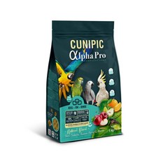 CUNIPIC Alpha Pro 頂級中大型鸚鵡滋養丸 1KG, 1個