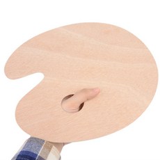 업위드 미술용 우드 파레트 전문가용팔레트 미술파레트 우드팔레트, 사각 - 소