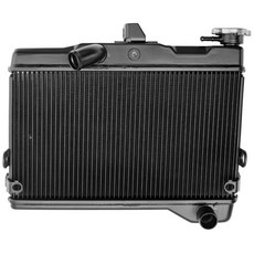 Yamaha Tenere 700 XTZ700 2019-2024專用水箱散熱器-極限超快感, 黑色