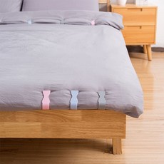 이불고정 침대커버고정 밀림 방지 고정집게 클립 6P DD-11622 odm072DF, 1개, 핑크