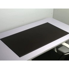 가죽 롱패드 논슬립 오렌지 사무용 사무실 업무용 깔판, K. 검정색 8040