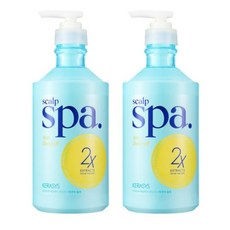 케라시스 두피스파 비듬케어 컨디셔너 아쿠아블루, 2개, 750ml