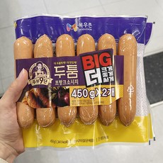 목우촌 BIG 주부9단 두툼프랑크, 450g, 2개