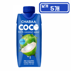 나투라스 차바 코코넛워터 310ml 낱개판매, 5개