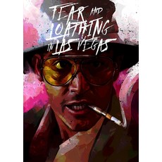 라스베가스의 공포와 혐오 영화 포스터 클래식 프린트 캔버스 그림 벽 예술 사진 홈룸 장식, H. 3
