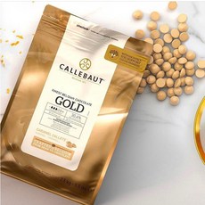 嘉麗寶黃金巧克力鈕扣 - 烘焙用調溫巧克力 原裝400克, 1個