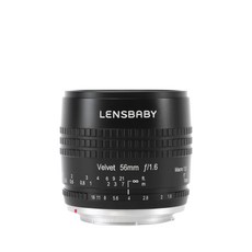 Lensbaby 소프트 렌즈 Velvet 56 56mm F1.6 캐논 EF 마운트 블랙 풀 사이즈 대응 860045
