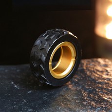 기계식 핑거스핀 래칫 핑거링 EDC 핑거 슬라이더 핑거 장난감. 성인용 스트레스 해소용 자석 금속 소재로 성인과 어린이 모두에게 적합한 선물, black, 1개