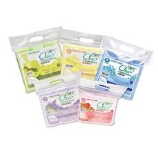 【Clear可麗兒】花香環保清潔袋 (大/中/小) 3入/袋 - 台灣製垃圾袋, 1個, (玫瑰+茶樹精油) 3入/袋,小(超取最多9包)