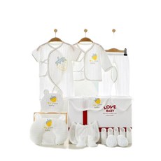 LOVE BABY 新生兒夏季薄款連身衣配件禮盒