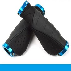 알루미늄 합금 자전거 핸들 바 그립 라이딩 바이스 장비 산악 바 액세서리, 10 Gray-Blue, 1개