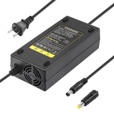 TREE.NB 54.6V 2A 전기 충전기 48v 13S 리튬 이온 배터리의 빠르고 안전한 충전용, 2 Plugs 54.6V 2A for 48V Lithi