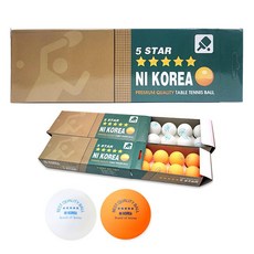 영운 5성 영운 탁구공 주황 12개입, 주황색, 1개