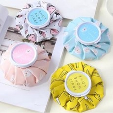 아트박스/갓샵 다용도 골프 얼음주머니 4color [보온물주머니 냉찜질팩 온찜질팩 냉온 얼음찜질팩], 1개, 바나나