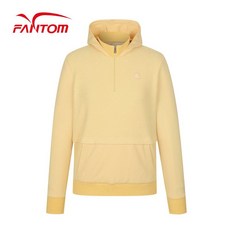 팬텀 여성 소재 믹스 후드 반집업 긴팔 티셔츠_330053056