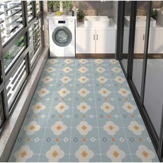 베란다 매트 패드 발매트 발코니 방수 방습 100x120cm, 100x120cm 초록빛 바람의 강