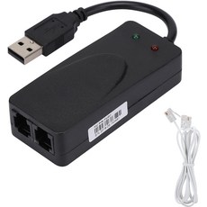 USB 20 56K 팩스 모뎀 듀얼 포트가 있는 외장 V90 V92 Win 7Win 8Win 0Win XP와 호환되는 데이터 자동 다이얼 톤 및 펄스 다이얼링 응답 재훈련